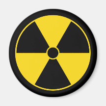 Radiation Symbol Magnet