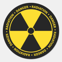 Radiation Symbol Sticker