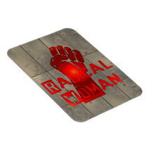 Radical Woman Rectangle Magnets