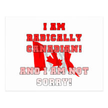 Radically Canadain Postcard