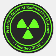 Radioactive Mutants Sticker
