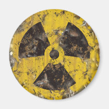 Radioactive Rusted Fridge Magnet