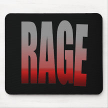 rage - anger mouse mats