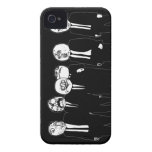 Rage Comic Meme Faces Walking. Me Gusta. iPhone 4 Case-Mate Cases