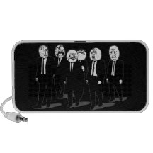 Rage Comic Meme Faces Walking. Me Gusta. Portable Speakers