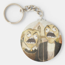 Rage Face Meme Face Comic Classy Painting Keychains