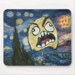 Rage Face Meme Face Comic Classy Painting Mousepad