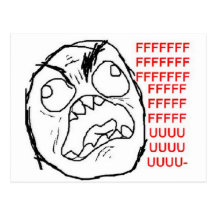 Rage Face Post Cards