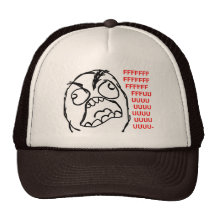 rage face rage comic meme lol rofl mesh hats