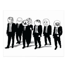 Rage Gang Postcard