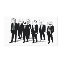 Rage Gang Wrapped Canvas Canvas Print