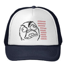 Rage guy fuuu fuuuu mesh hats