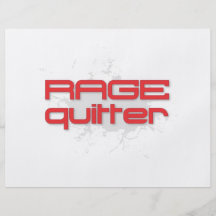 Rage Quitter Gamer Full Colour Flyer