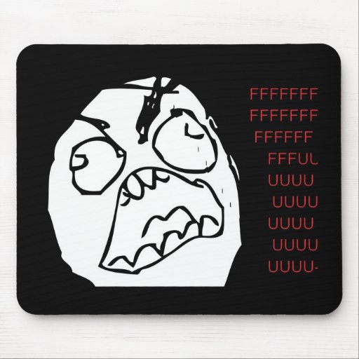 Rage Troll Mouse Mat Zazzle