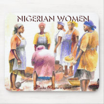 Ragged Border Mousepad - NIGERIAN WOMEN 