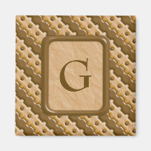Rail Fence - Chocolate Peanut Butter Magnets