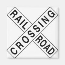 RAIL ROAD CROSSING MAGNET