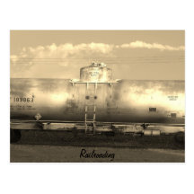 Railroading Post Card