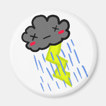 Rain Cloud Fridge Magnet