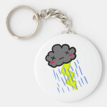 Rain Cloud Keychain