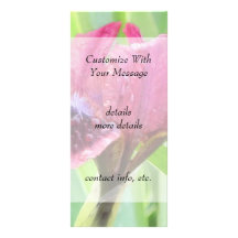 Rain Covered Iris Rack Card