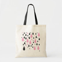 Rain Drops Tote Bags