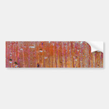 Rain on Glass with Pretty Colors Bumper Stickers