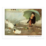 Rain, Rain Go Away Nursery Rhyme - Postcard