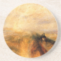 Rain, Steam, and Speed Beverage Coasters