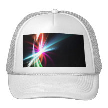Rainbow Abstract Fractal Hat