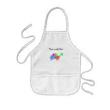 Rainbow baby turtle aprons