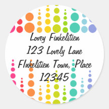 Rainbow Bubble Dots Sticker