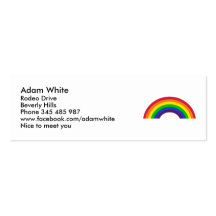 Rainbow Business Card Template