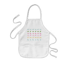 Rainbow Cat Pattern Aprons