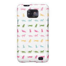 Rainbow Cat Pattern Samsung Galaxy S2 Cases