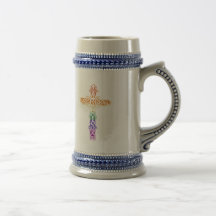 Rainbow Celtic Cross Mugs