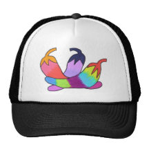Rainbow Chilli Peppers Hats