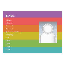 Rainbow - Chubby Business Card