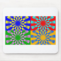 rainbow colours mousemat