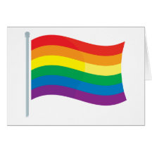 Rainbow Flag Greeting Card