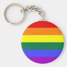 Rainbow Flag Keychain