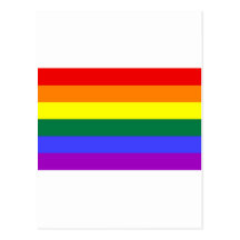 Rainbow Flag Postcard