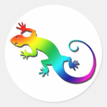 Rainbow Gecko Stickers