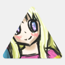 Rainbow Girl Stickers