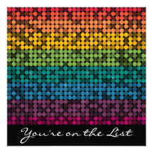 Rainbow Glam Invitation