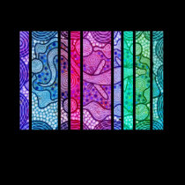 RAINBOW GOANNA Tshirt by Mundara t-shirts