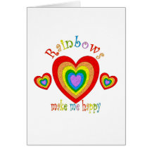 Rainbow Happiness Greeting Cards