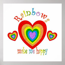 Rainbow Happiness Print