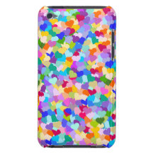 Rainbow Heart Confetti Case-Mate iPod Touch Case