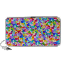 Rainbow Heart Confetti iPod Speaker